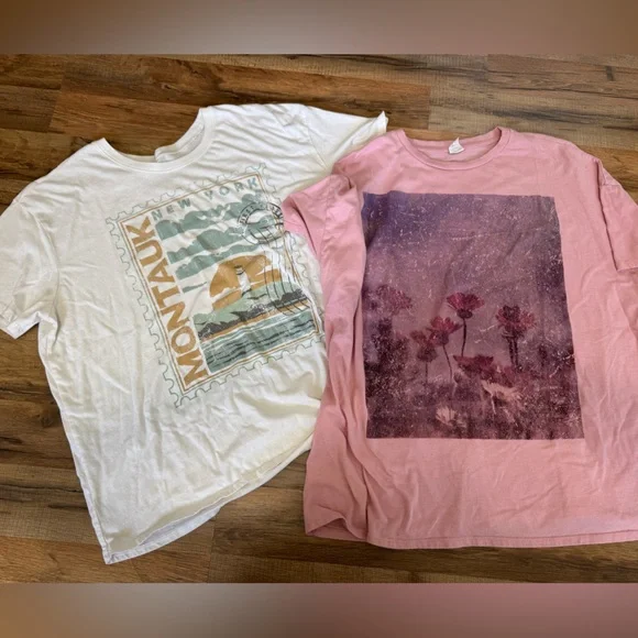 Bundle of Two Graphic Tees - Picture 1 of 3